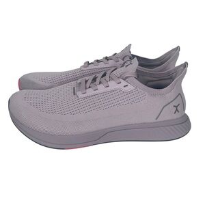 Flux Adapt Running Shoes Sneakers Mens 11.5 Greyish Mauve Knit Zero Drop Comfort